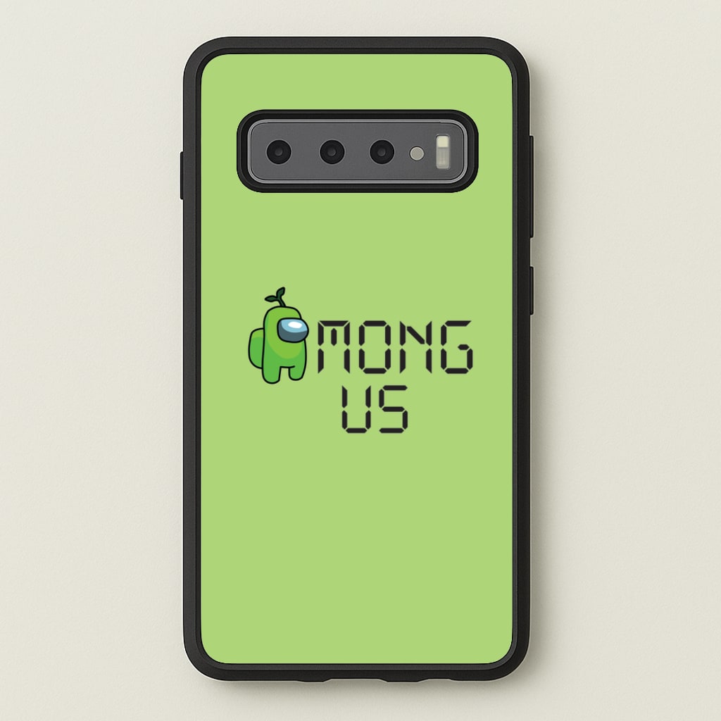 Among Gaming - Green - Among Us Phone Case for Galaxy S10