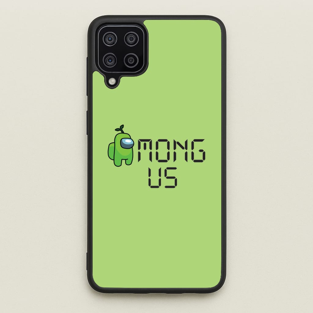 Among Gaming - Green - Among Us Phone Case for Galaxy A12