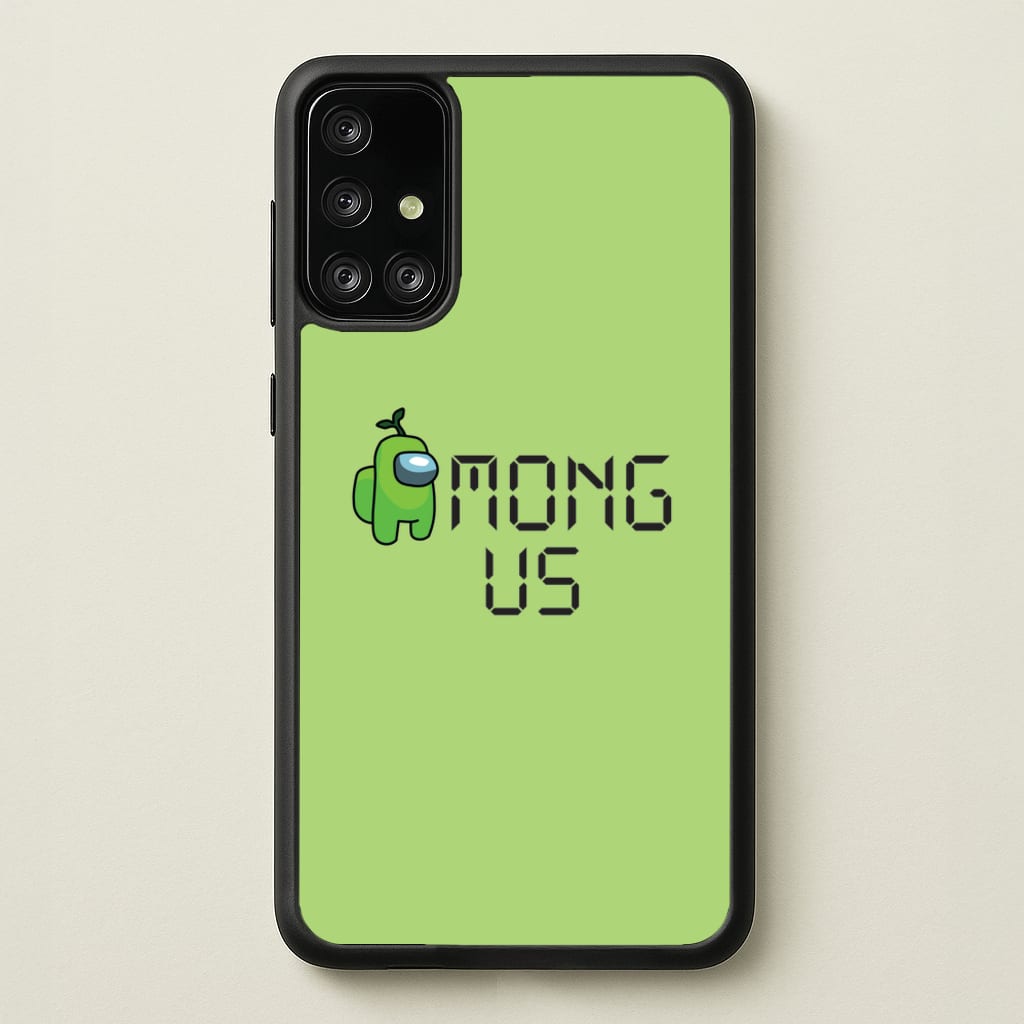 Among Gaming - Green - Among Us Phone Case for Galaxy A71