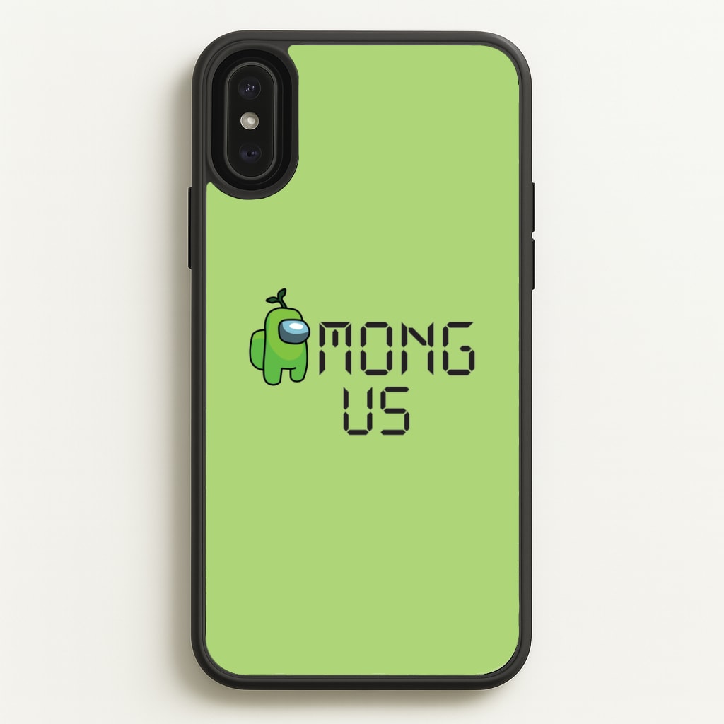 Among Gaming - Green - Among Us Phone Case for iPhone XS Max