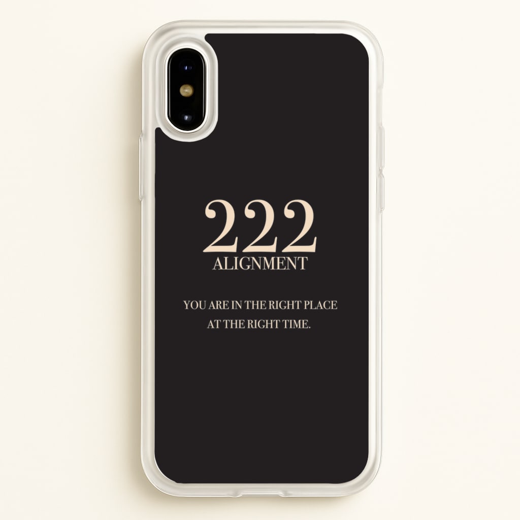 222 - Angel Numbers - Angel Numbers Phone Case for iPhone X / XS