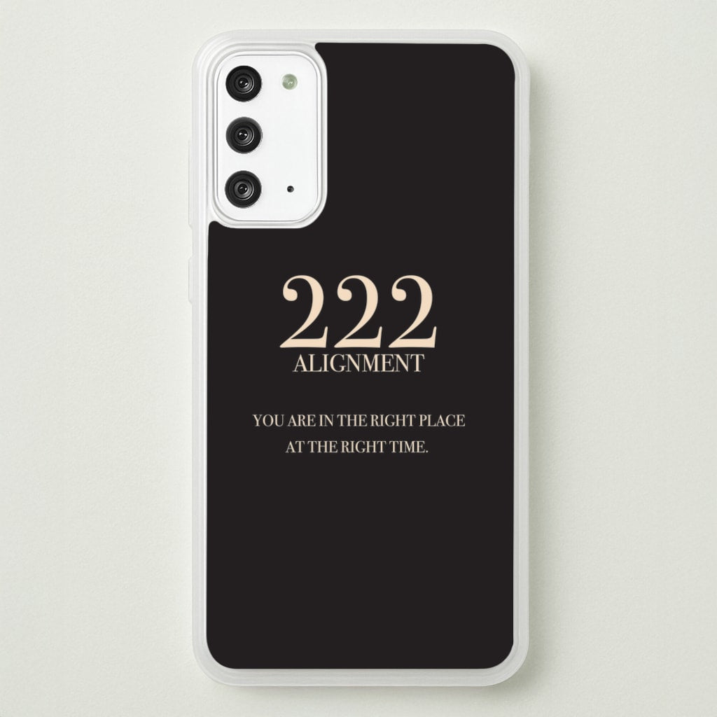 222 - Angel Numbers - Angel Numbers Phone Case for Galaxy Note 20