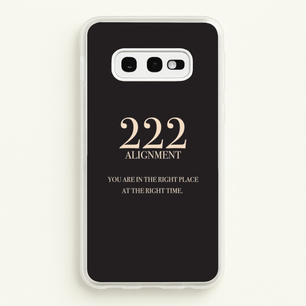 222 - Angel Numbers - Angel Numbers Phone Case for Galaxy S10e