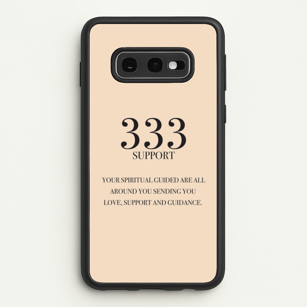 333 - Angel Numbers - Angel Numbers Phone Case for Galaxy S10e