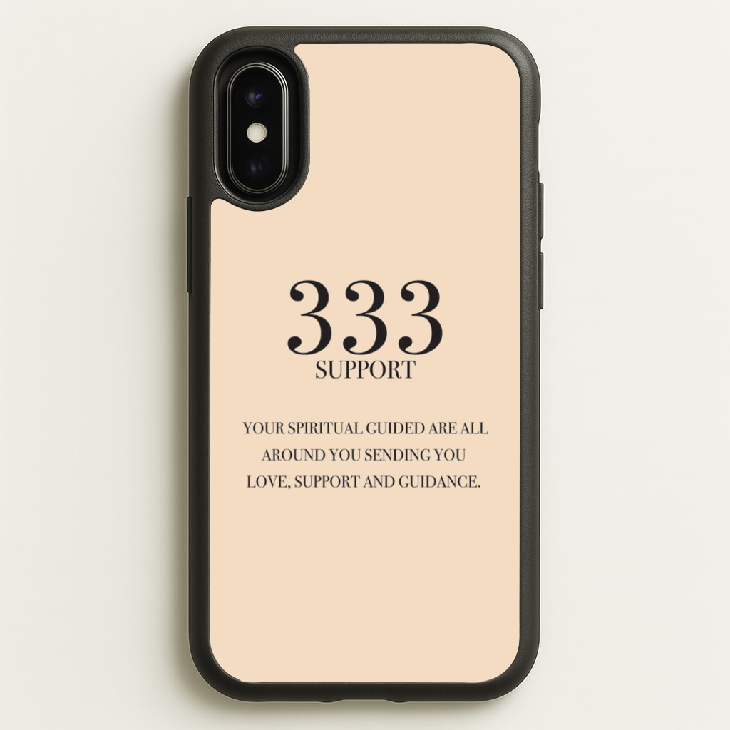 333 - Angel Numbers - Angel Numbers Phone Case for iPhone X / XS