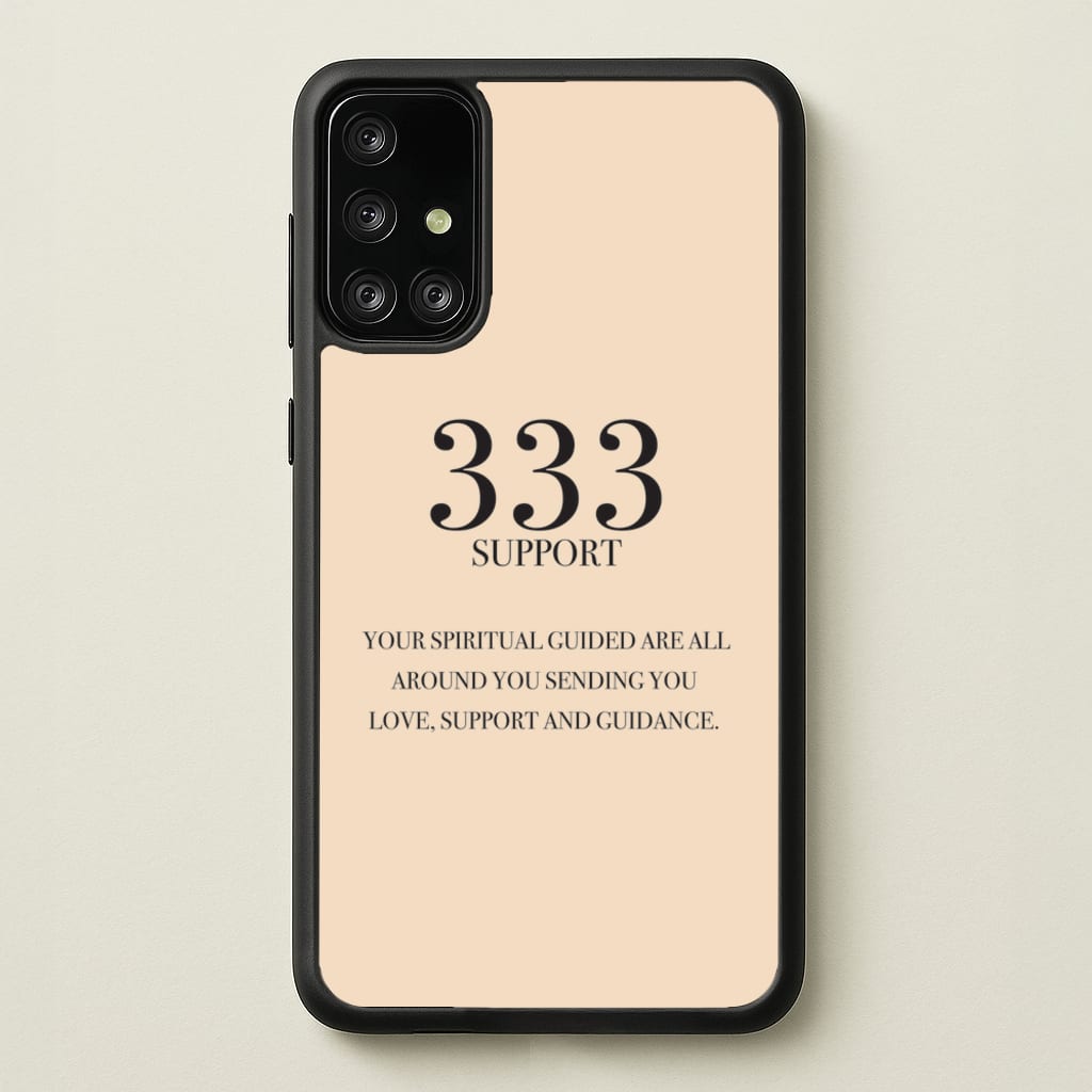 333 - Angel Numbers - Angel Numbers Phone Case for Galaxy A71