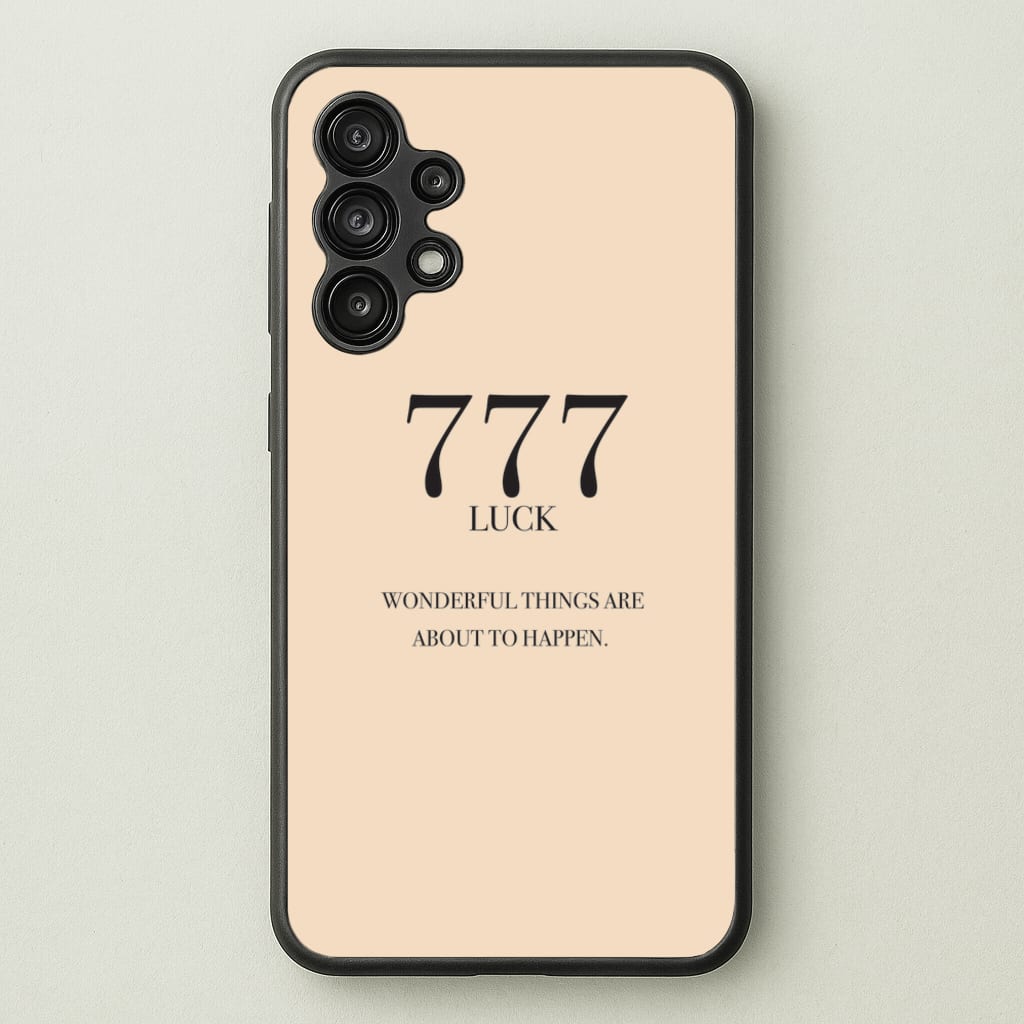 777 - Angel Numbers - Angel Numbers Phone Case for Galaxy A13
