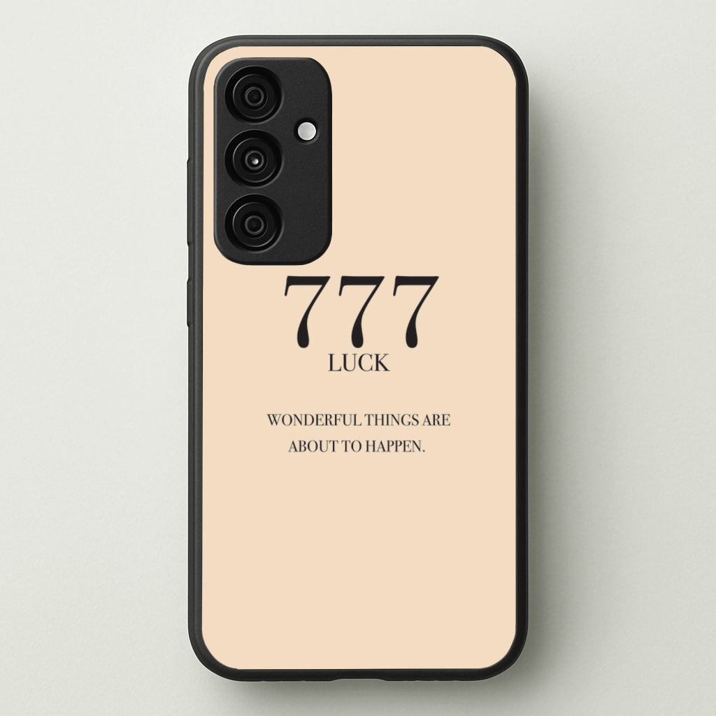 777 - Angel Numbers - Angel Numbers Phone Case for Galaxy A35