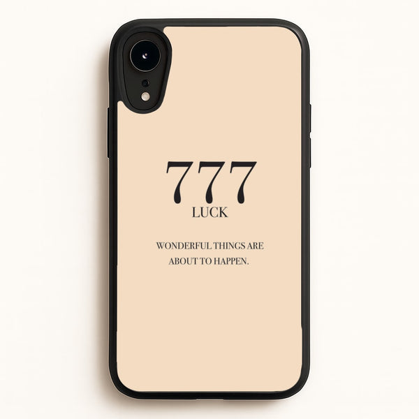 777 - Angel Numbers - Angel Numbers Phone Case for iPhone XR