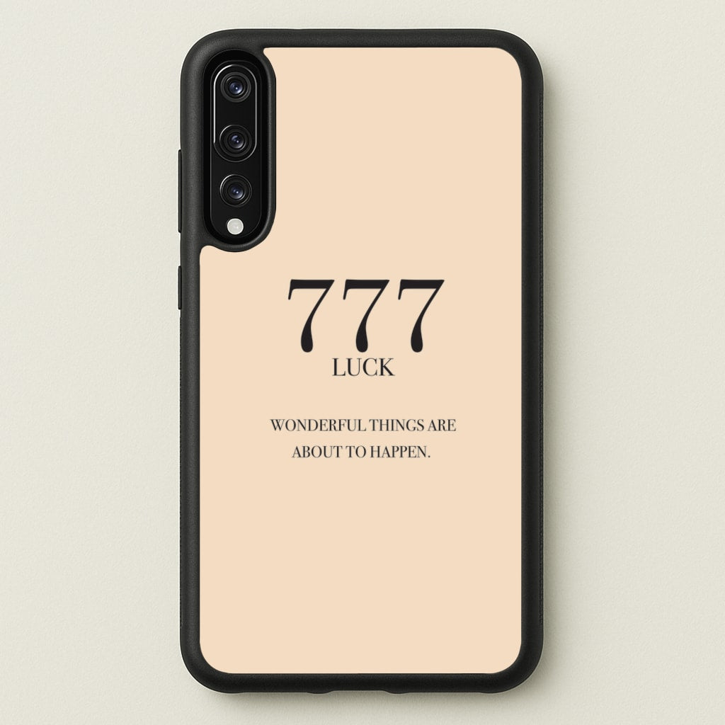 777 - Angel Numbers - Angel Numbers Phone Case for Huawei P20 Pro