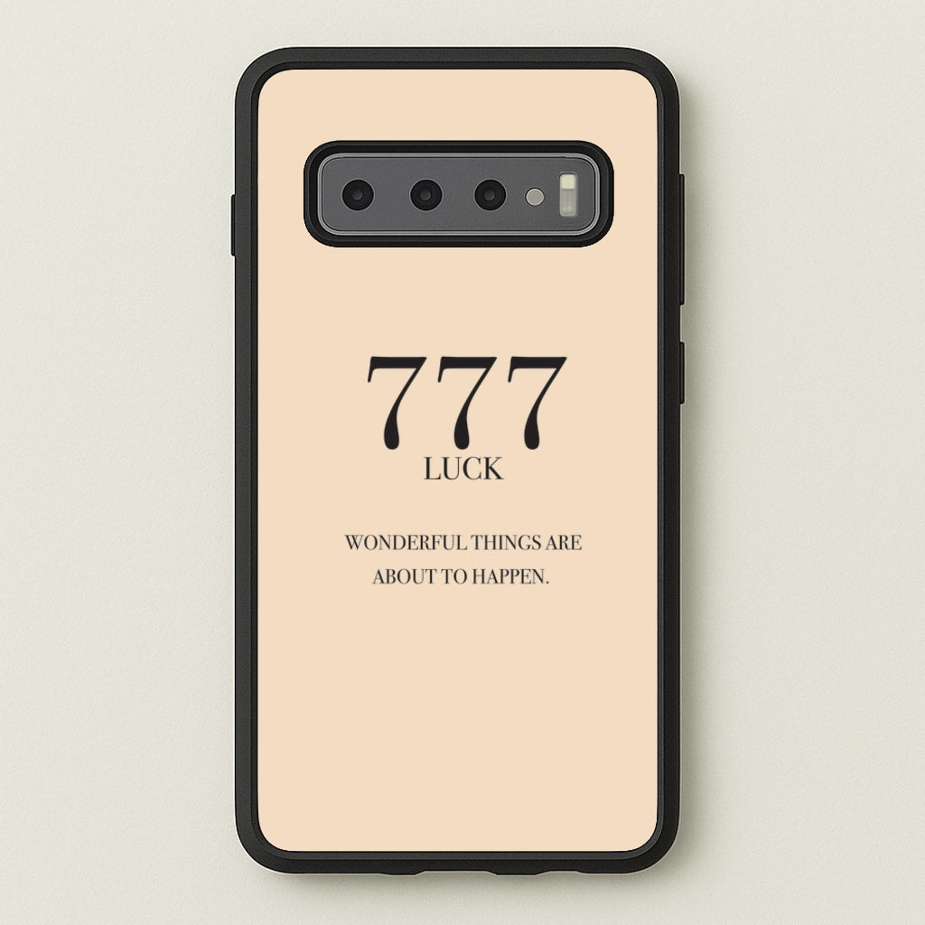 777 - Angel Numbers - Angel Numbers Phone Case for Galaxy S10 Plus