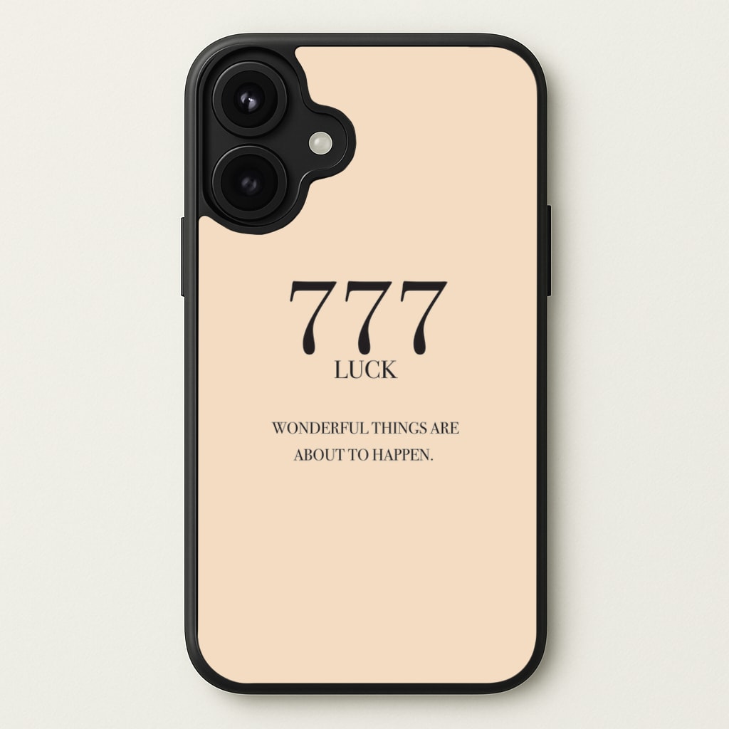 777 - Angel Numbers Phone Case for iPhone 17