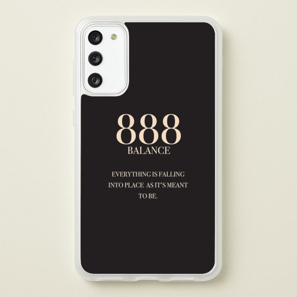 888 - Angel Numbers - Angel Numbers Phone Case for Galaxy S20