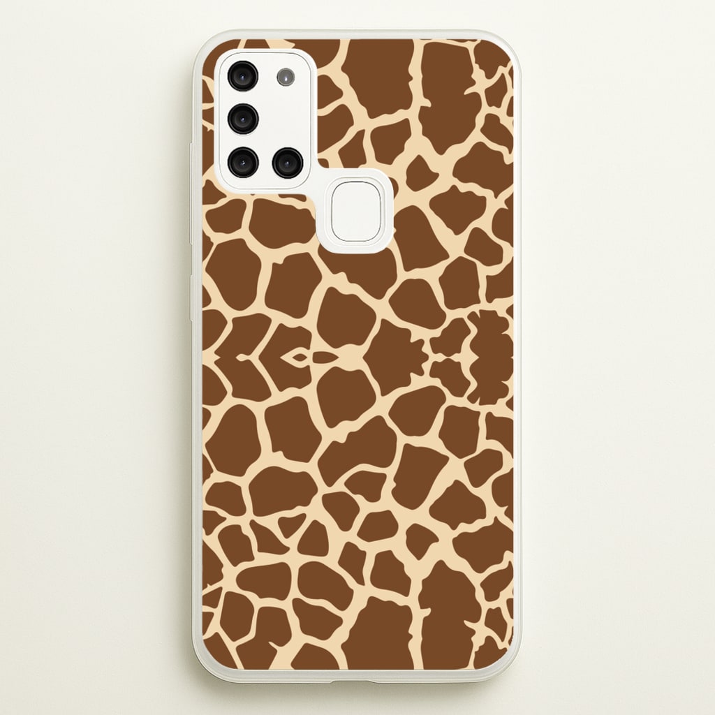 Giraffe - Animal Patterns - Animal Patterns Phone Case for Galaxy A21s