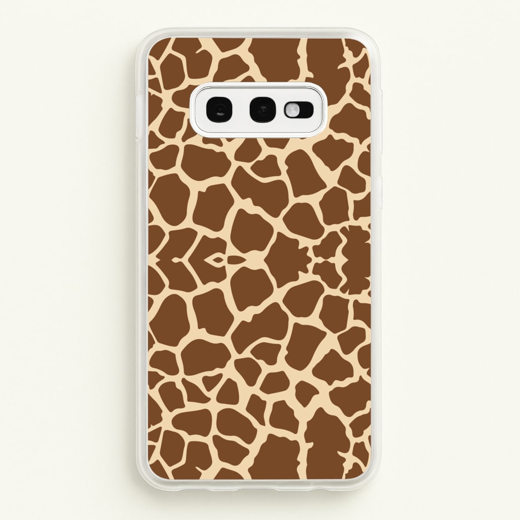 Giraffe - Animal Patterns - Animal Patterns Phone Case for Galaxy S10e