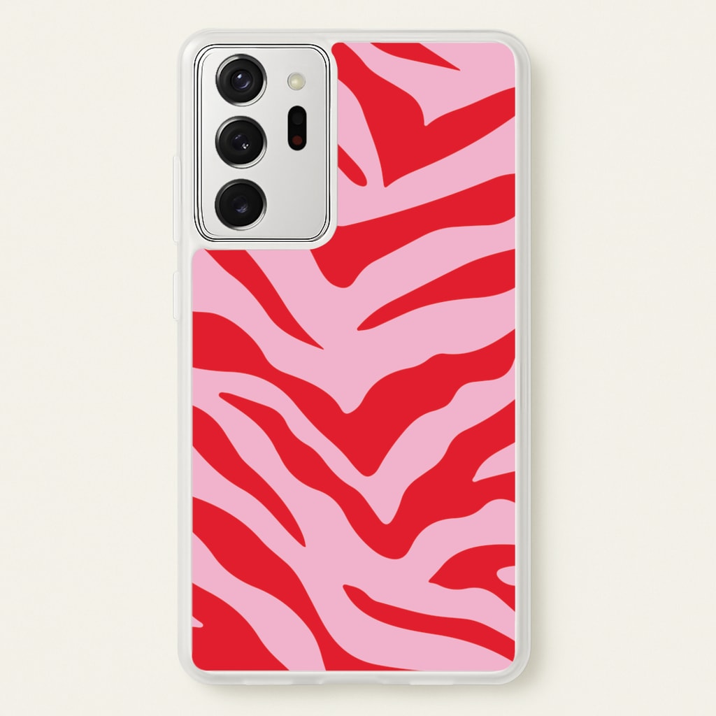 Pink Zebra - Animal Patterns - Animal Patterns Phone Case for Galaxy Note 20 Ultra