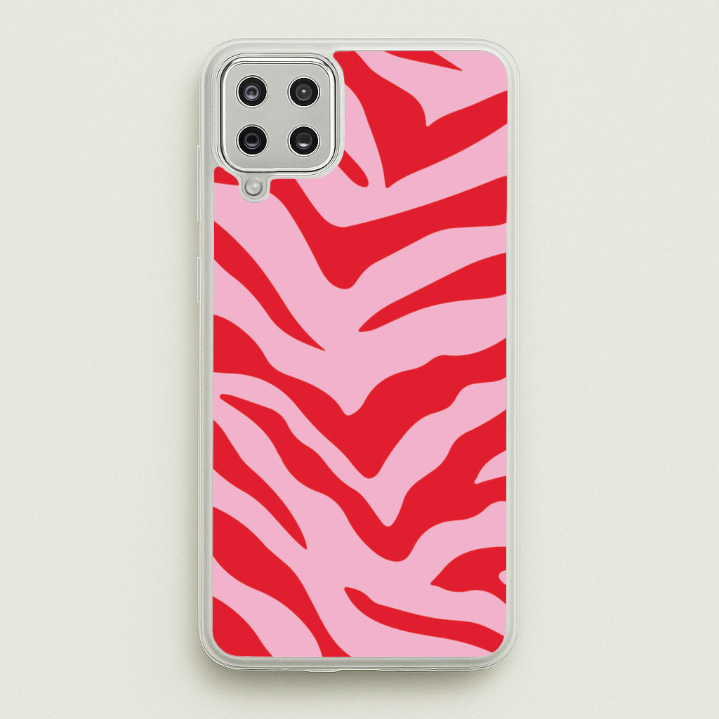 Pink Zebra - Animal Patterns - Animal Patterns Phone Case for Galaxy A12