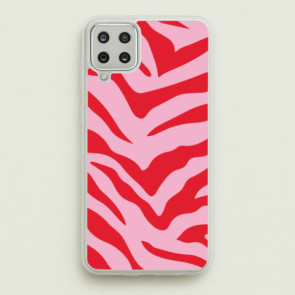 Pink Zebra - Animal Patterns - Animal Patterns Phone Case for Galaxy A12