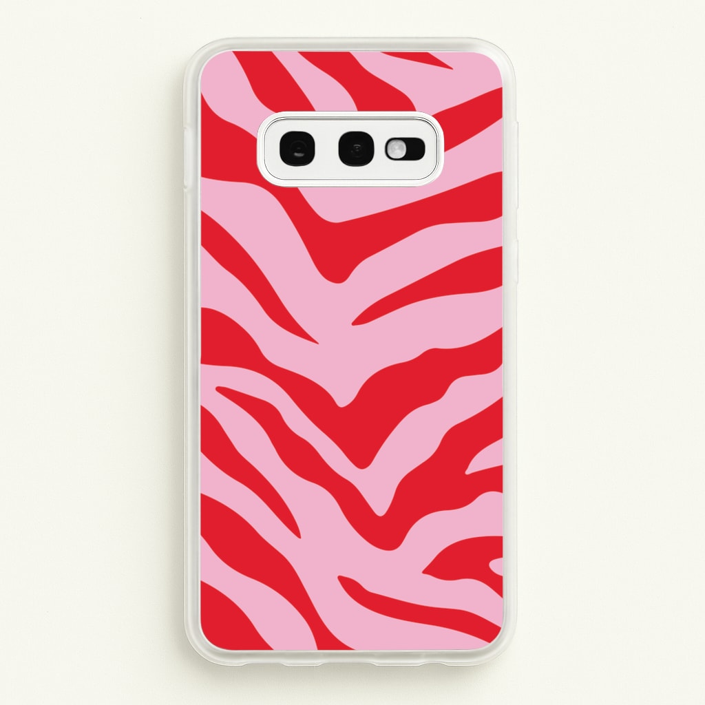 Pink Zebra - Animal Patterns - Animal Patterns Phone Case for Galaxy S10e