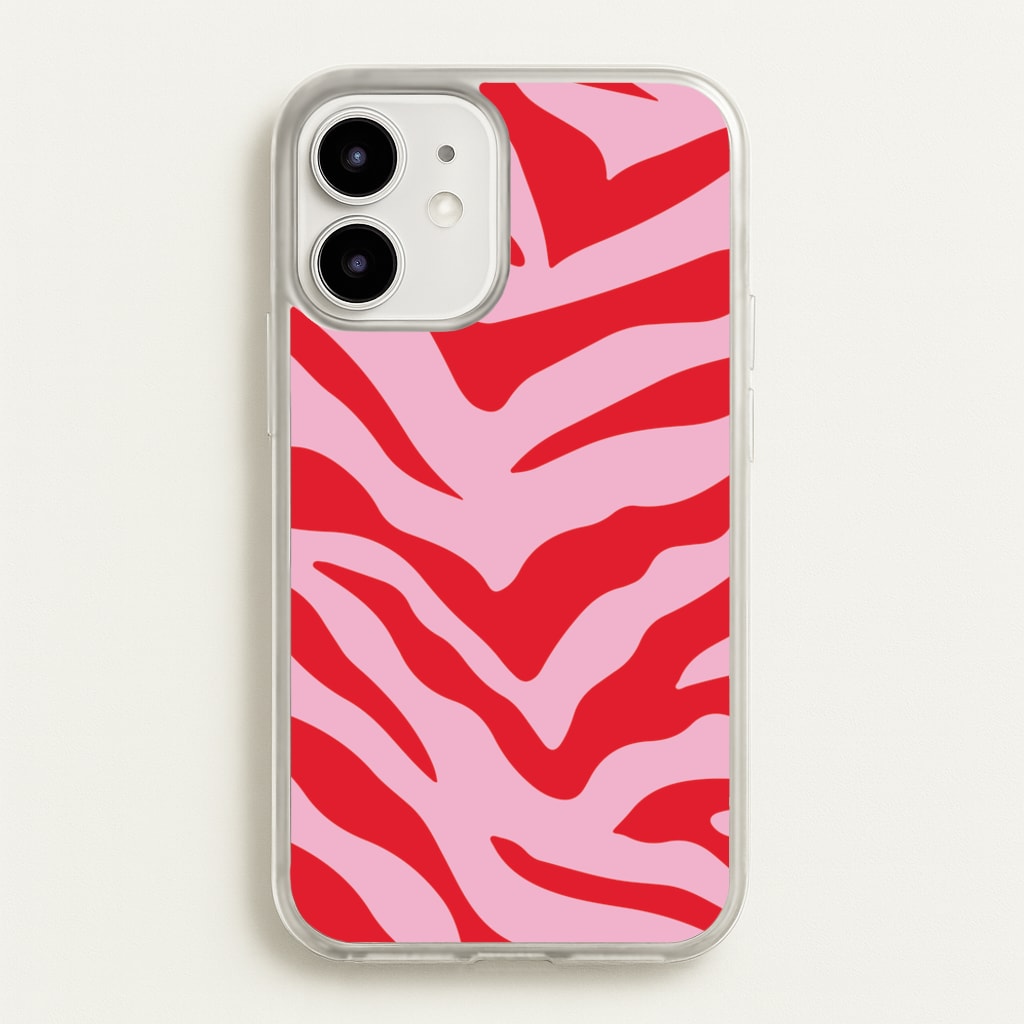 Pink Zebra - Animal Patterns - Animal Patterns Phone Case for iPhone 12 / 12 Pro