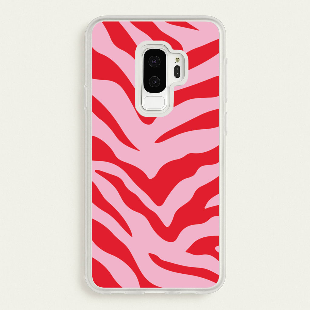 Pink Zebra - Animal Patterns - Animal Patterns Phone Case for Galaxy S9 Plus