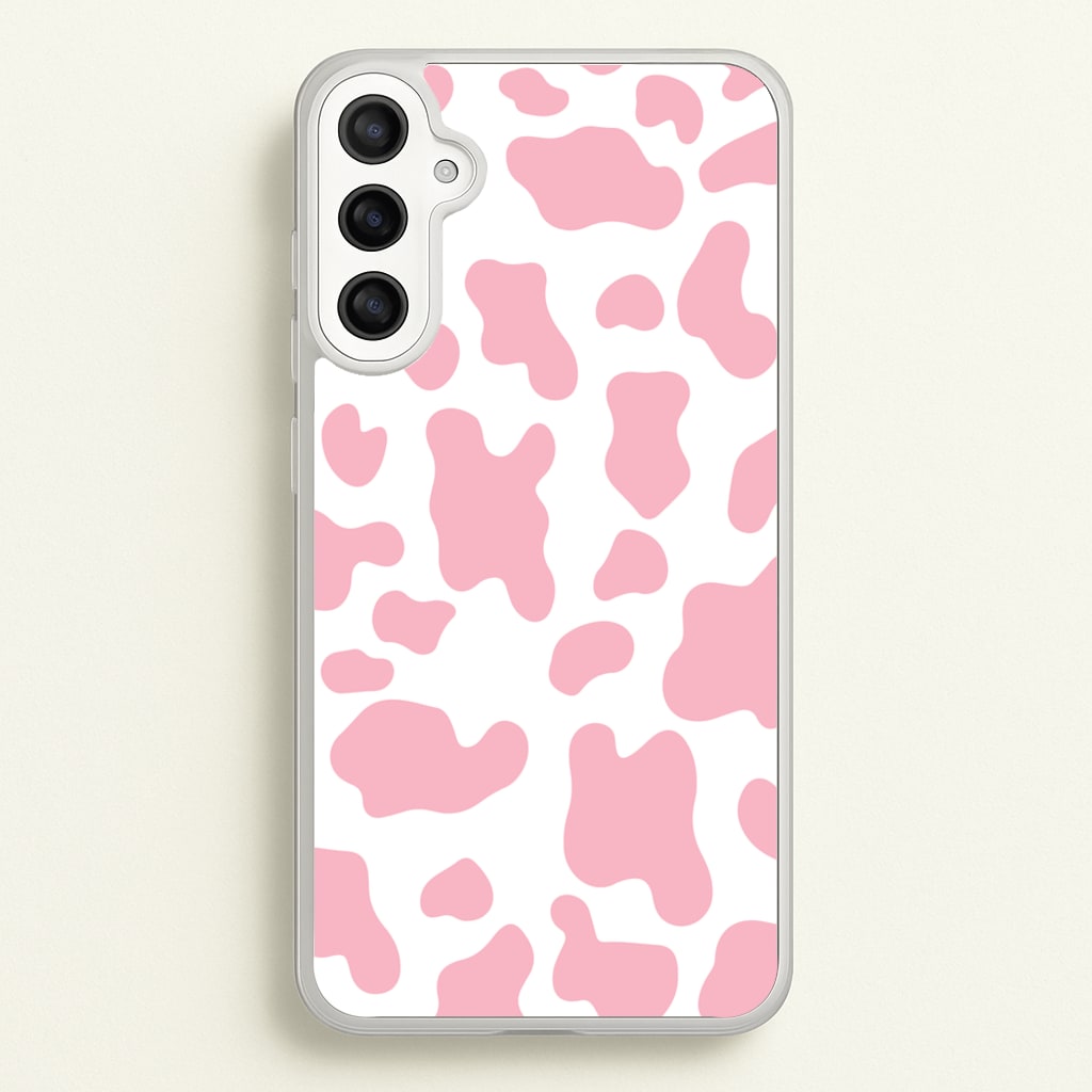 Pink Cow - Animal Patterns - Animal Patterns Phone Case for Galaxy A36