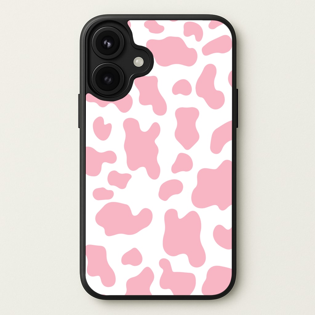 Pink Cow - Animal Patterns Phone Case for iPhone 17
