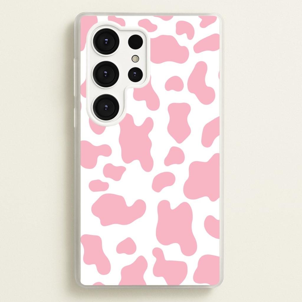 Pink Cow - Animal Patterns - Animal Patterns Phone Case for Galaxy S25 Ultra