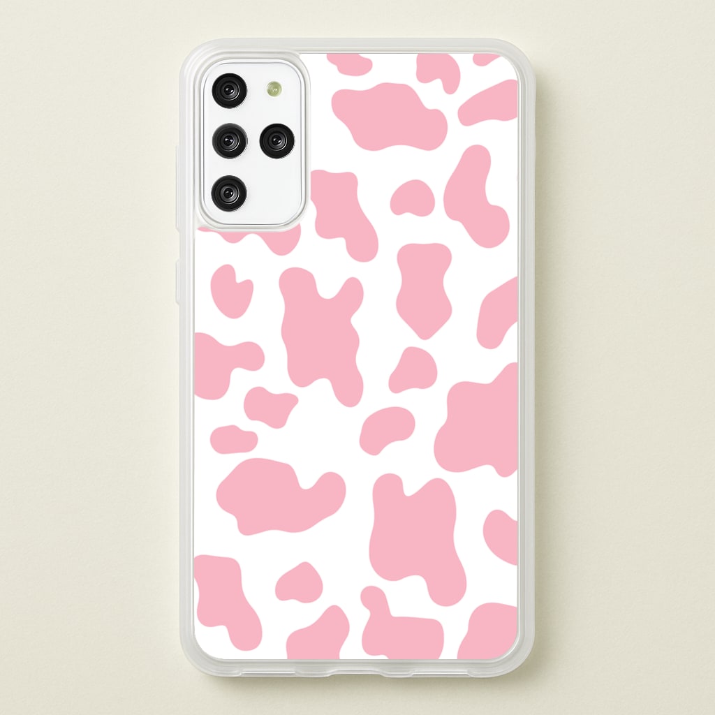 Pink Cow - Animal Patterns - Animal Patterns Phone Case for Galaxy S20 Plus