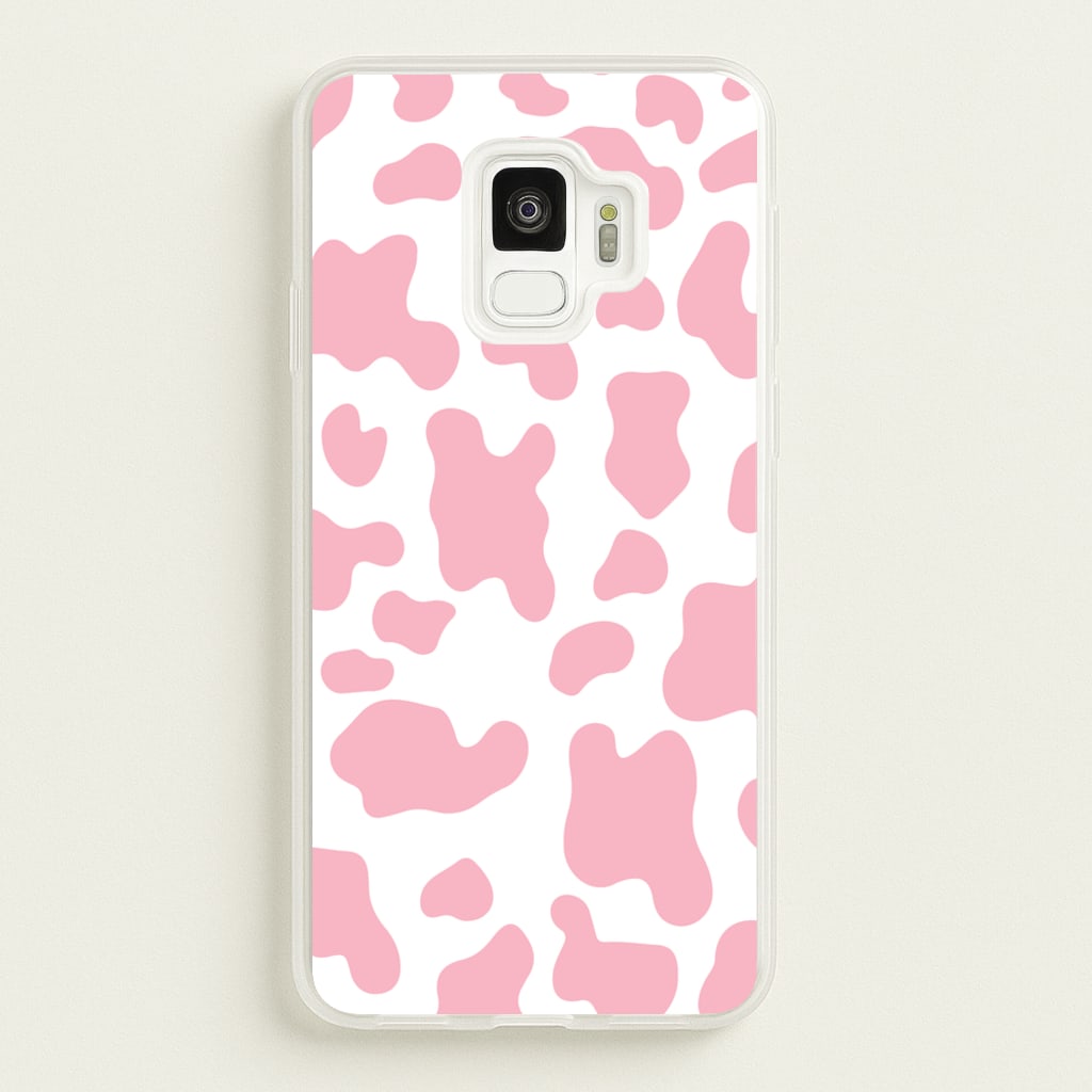 Pink Cow - Animal Patterns - Animal Patterns Phone Case for Galaxy S9