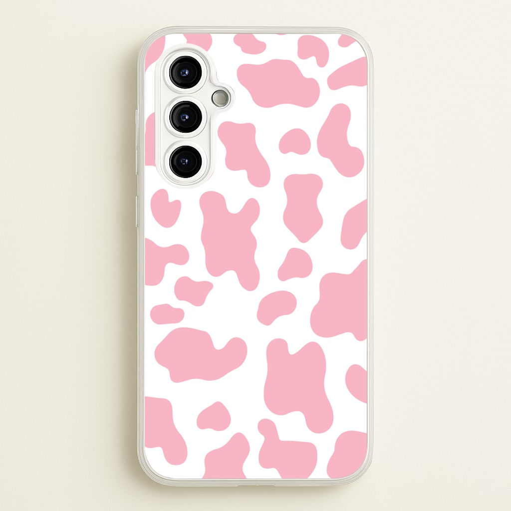 Pink Cow - Animal Patterns - Animal Patterns Phone Case for Galaxy A54