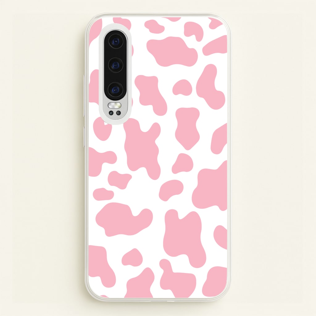 Pink Cow - Animal Patterns - Animal Patterns Phone Case for Huawei P30