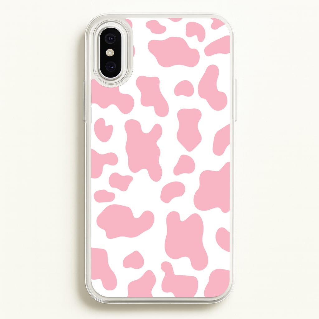 Pink Cow - Animal Patterns - Animal Patterns Phone Case for iPhone XS Max