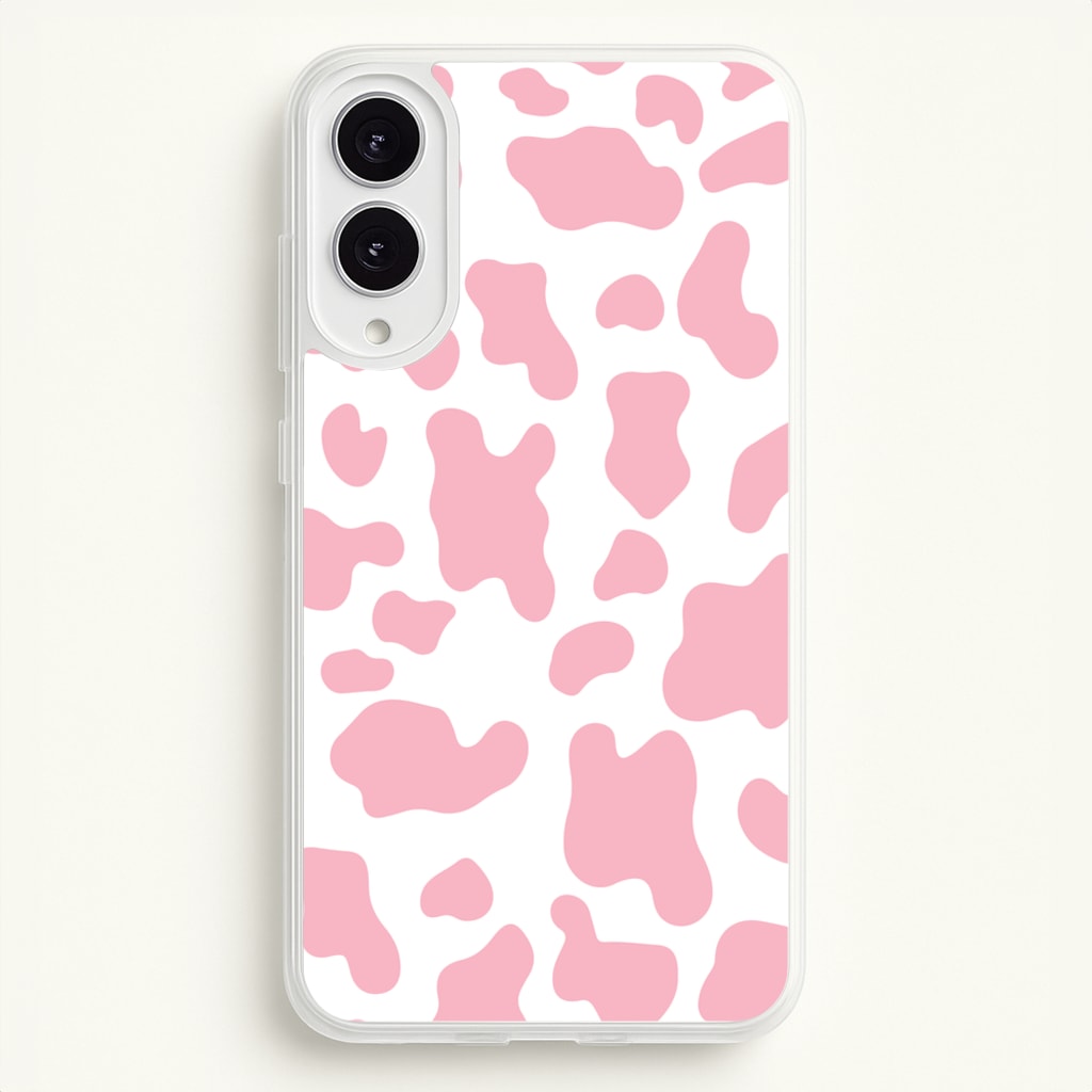 Pink Cow - Animal Patterns - Animal Patterns Phone Case for Galaxy S25 Edge