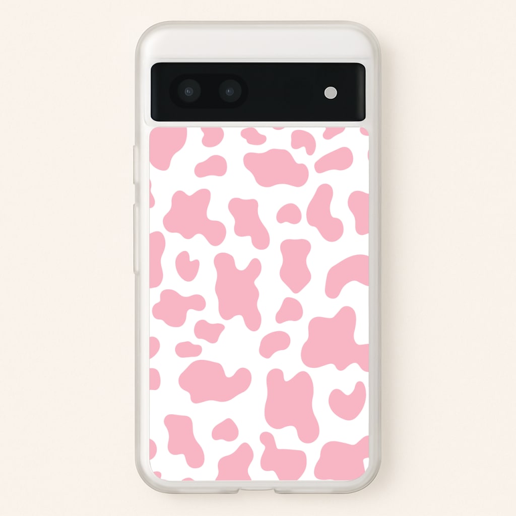 Pink Cow - Animal Patterns - Animal Patterns Phone Case for Google Pixel 6a