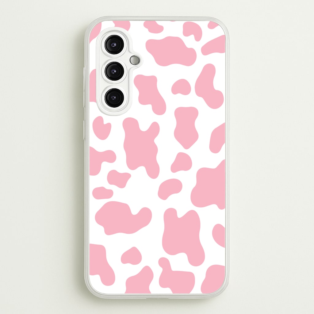 Pink Cow - Animal Patterns - Animal Patterns Phone Case for Galaxy A14