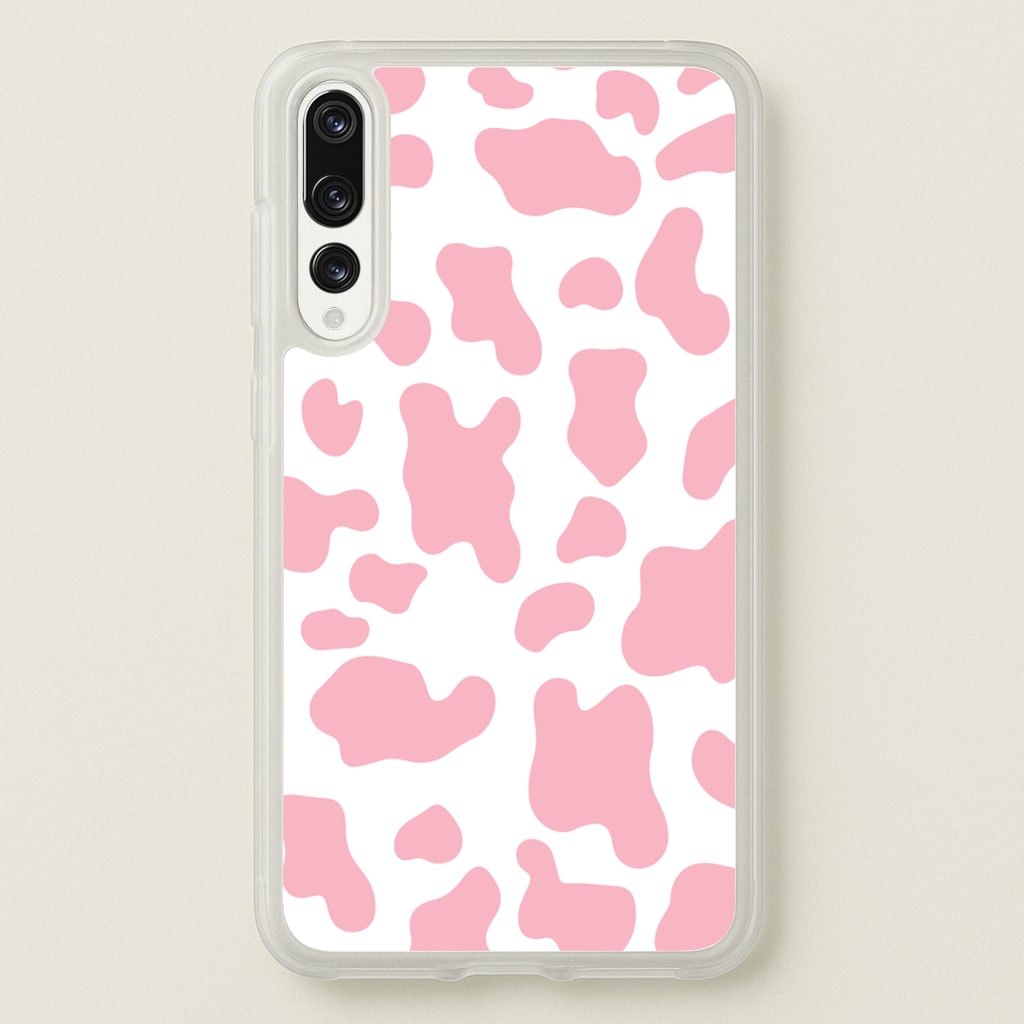 Pink Cow - Animal Patterns - Animal Patterns Phone Case for Huawei P20 Pro