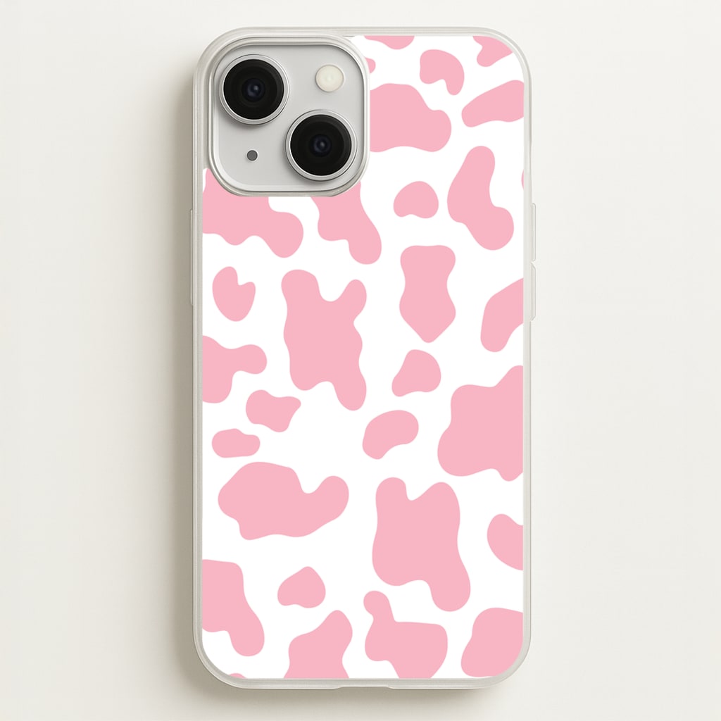 Pink Cow - Animal Patterns - Animal Patterns Phone Case for iPhone 13 Mini