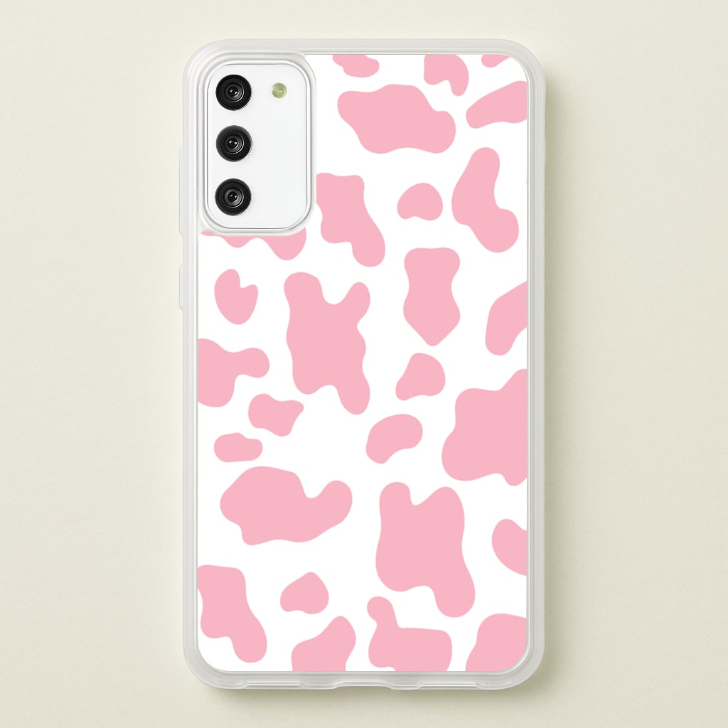 Pink Cow - Animal Patterns - Animal Patterns Phone Case for Galaxy S20