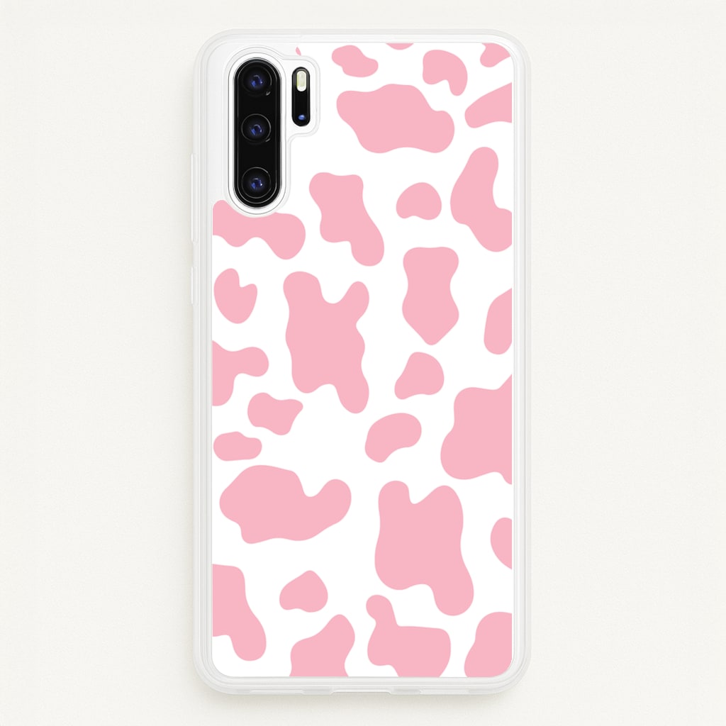 Pink Cow - Animal Patterns - Animal Patterns Phone Case for Huawei P30 Pro