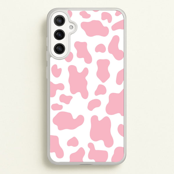 Pink Cow - Animal Patterns - Animal Patterns Phone Case for Galaxy A34