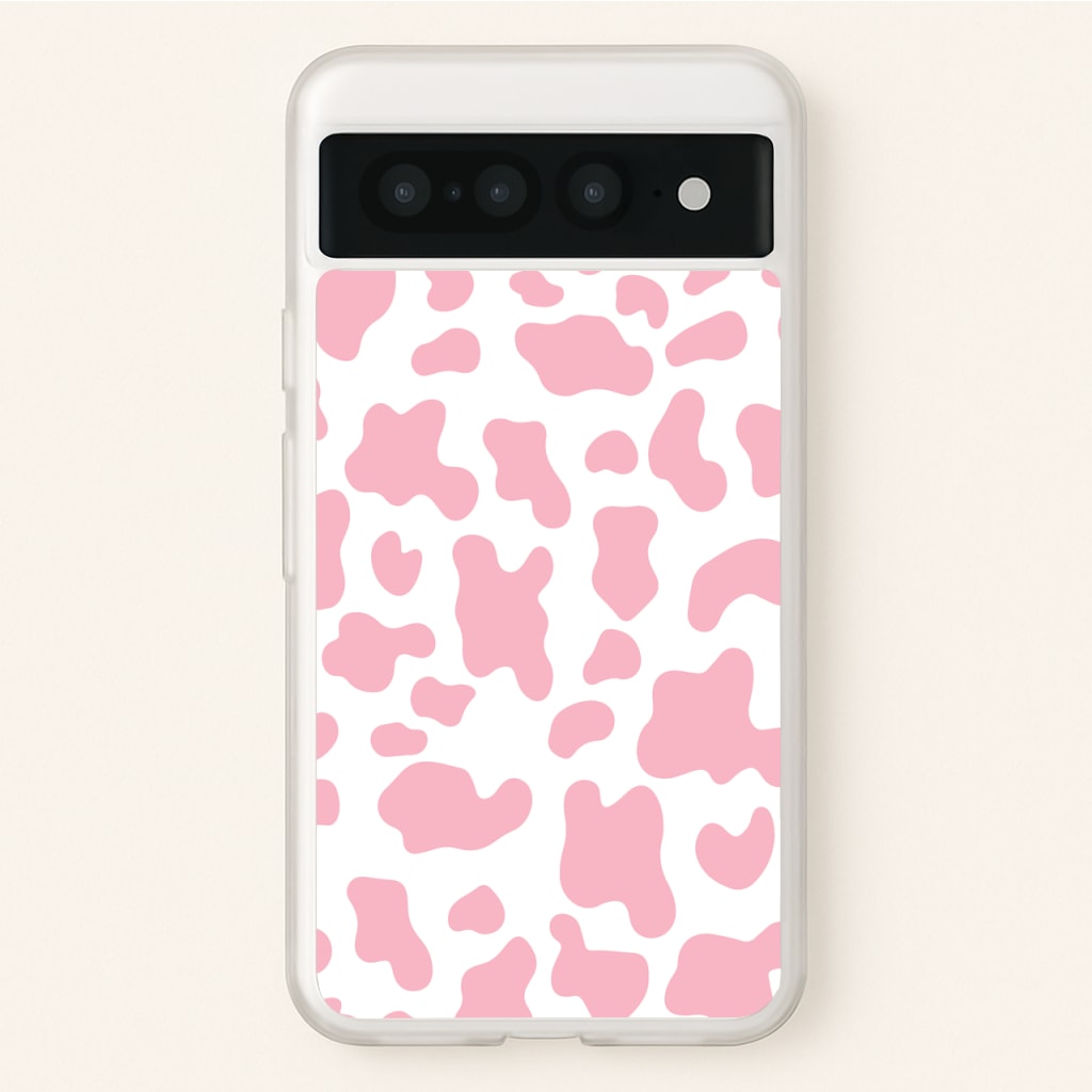 Pink Cow - Animal Patterns - Animal Patterns Phone Case for Google Pixel 7 Pro