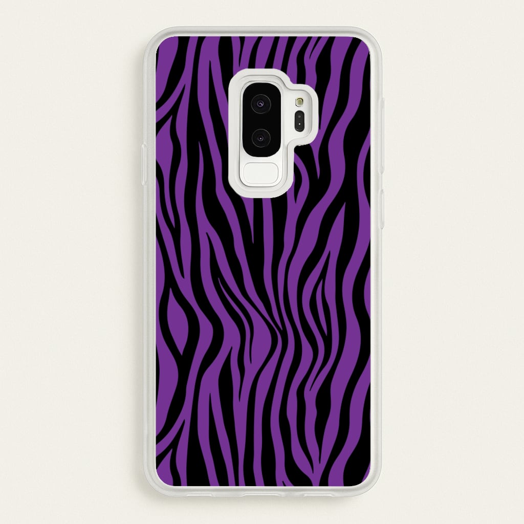 Purple Zebra - Animal Patterns - Animal Patterns Phone Case for Galaxy S9 Plus