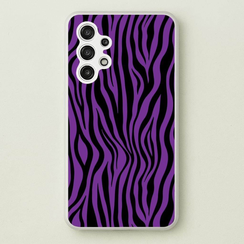 Purple Zebra - Animal Patterns - Animal Patterns Phone Case for Galaxy A13