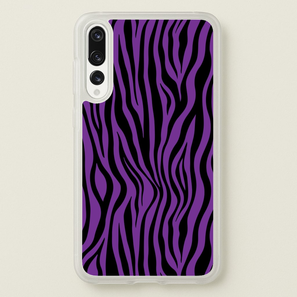 Purple Zebra - Animal Patterns - Animal Patterns Phone Case for Huawei P20 Pro