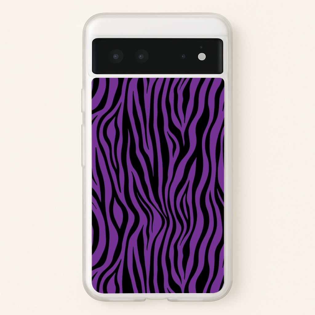 Purple Zebra - Animal Patterns - Animal Patterns Phone Case for Google Pixel 6