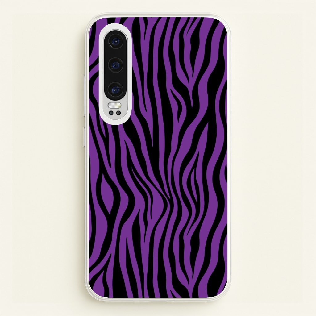 Purple Zebra - Animal Patterns - Animal Patterns Phone Case for Huawei P30
