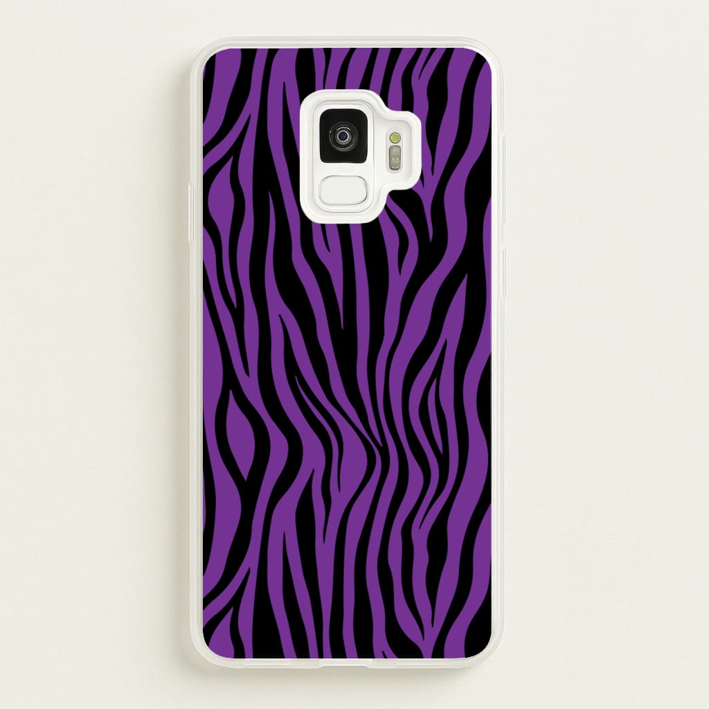 Purple Zebra - Animal Patterns - Animal Patterns Phone Case for Galaxy S9
