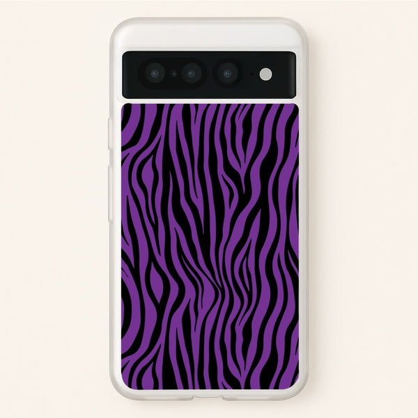 Purple Zebra - Animal Patterns - Animal Patterns Phone Case for Google Pixel 7 Pro