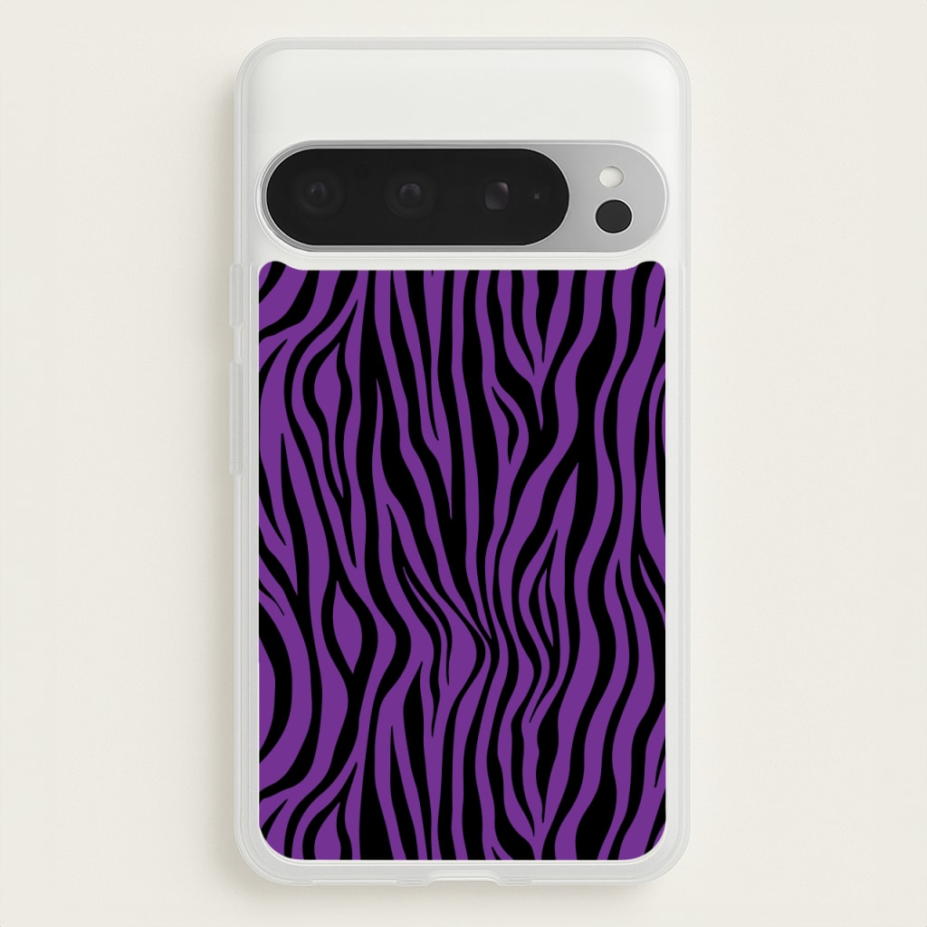 Purple Zebra - Animal Patterns - Animal Patterns Phone Case for Google Pixel 9 Pro XL